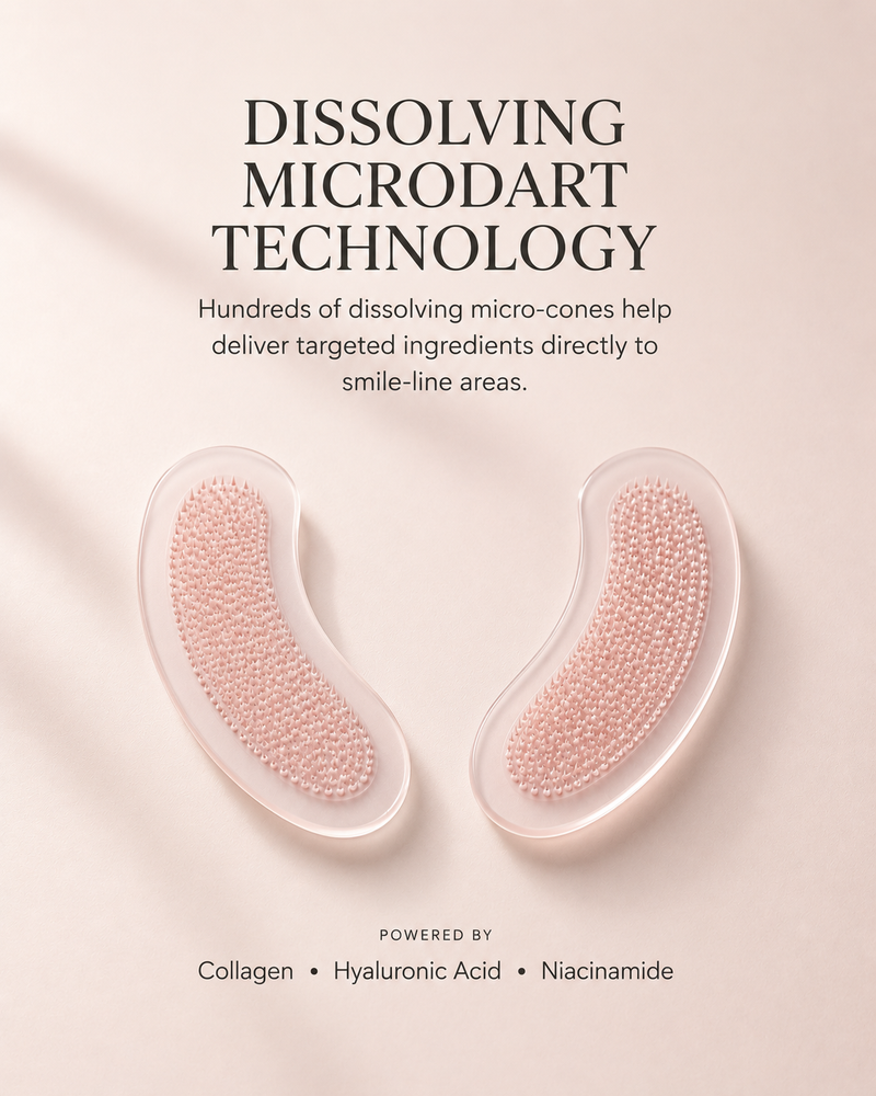Alivea Dissolving Microneedle Smile-Line Patches
