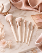 Alivea LuxeBlend™ 5-Piece Vegan Face & Eye Makeup Brush Set