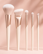 Alivea LuxeBlend™ 5-Piece Vegan Face & Eye Makeup Brush Set