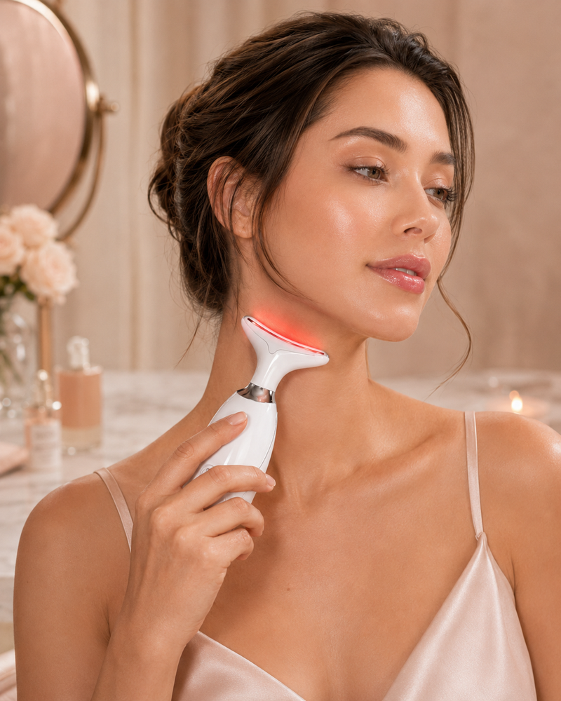 Alivea GlowLift™ LED Face & Neck Firming Massager